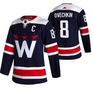 Washington Capitals Trikot Alexander Ovechkin Navy 2020-21 Alternate 3rd Authentic